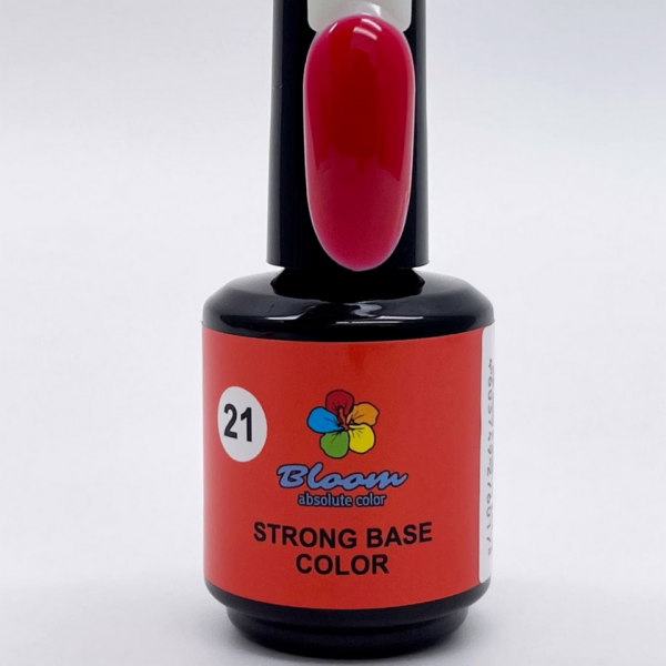Hard color base for gel polish Bloom Strong Color No. 21 15 ml