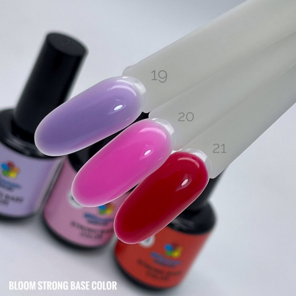 Hard color base for gel polish Bloom Strong Color No. 21 15 ml