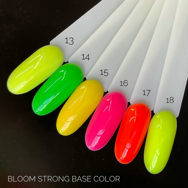 Hard color base for gel polish Bloom Strong Color No. 18 15 ml